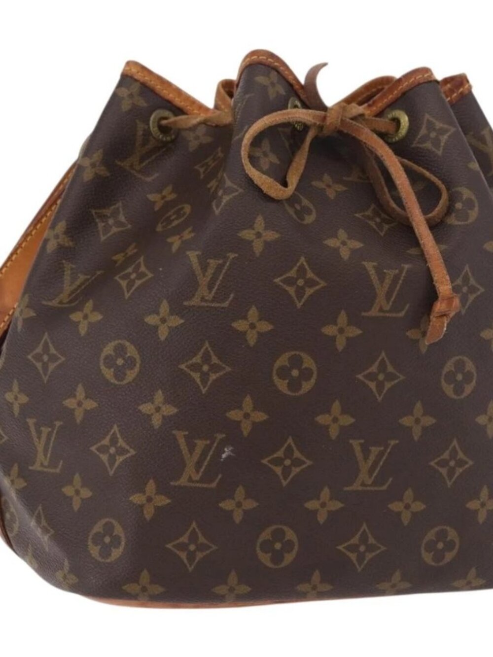 LOUIS VUITTON Monogram Petit Noe Shoulder Bag M42226 LV Auth 189162